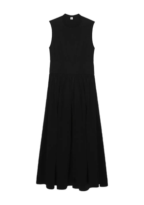 TOTEME sleeveless pleated maxi dress - Black