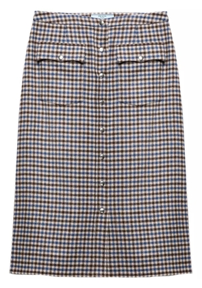 Prada wool midi skirt - Brown