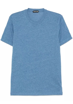 TOM FORD mélange-effect T-shirt - Blue