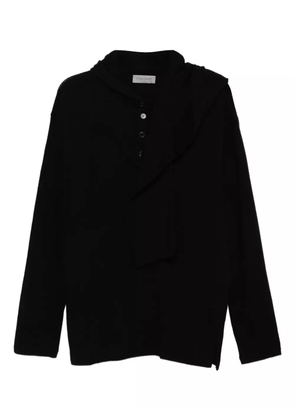Yohji Yamamoto long-sleeved t-shirt - Black