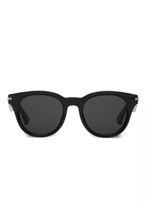Burberry Eyewear Logo Bar Round sunglasses - Black
