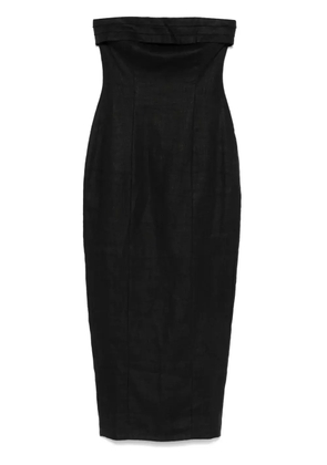 Faithfull the Brand Fleuri midi dress - Black