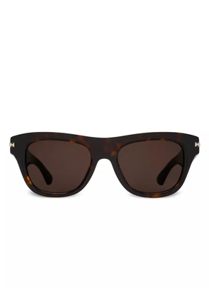 Burberry Eyewear Logo Bar Square Sunglasses - Brown