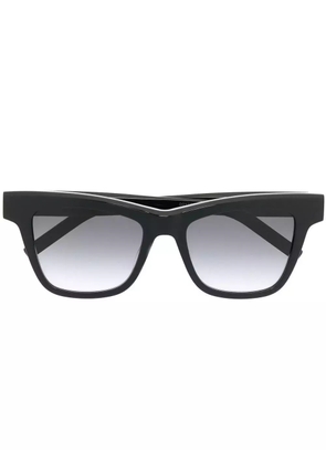 Saint Laurent Eyewear SL M106 YSL-plaque square sunglasses - Black