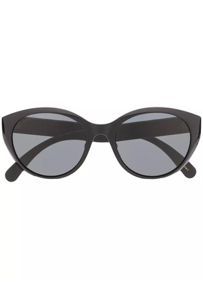 Gucci Eyewear chevron-detail sunglasses - Black