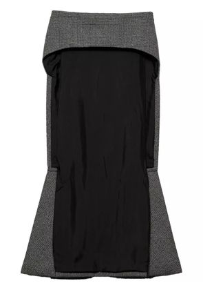 Prada Prince-of-Wales pattern skirt - Grey