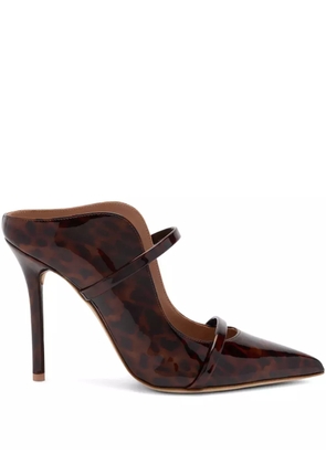 Malone Souliers 100mm Maureen mules - Brown