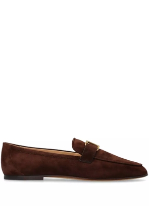 Tod's leather loafers - Brown