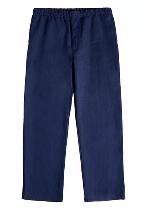 Tod's Coulisse linen trousers - Blue