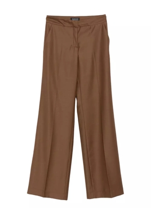 Gianluca Capannolo pleated wide-leg trousers - Brown