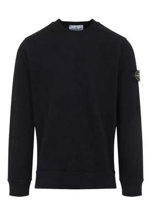 Stone Island logo-detail crew-neck sweatshirt - Black