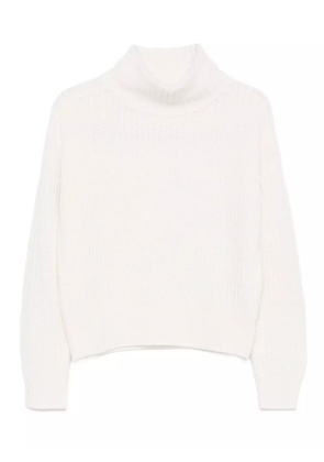 Lisa Yang turtleneck ribbed sweater - Neutrals
