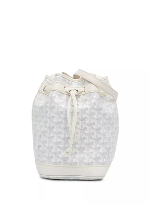 Goyard Pre-Owned 2019 Goyardine Petit Flot bucket bag - White