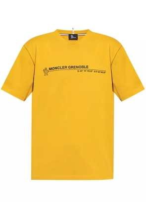 Moncler Grenoble logo T-shirt - Yellow