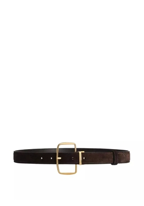 Dolce & Gabbana buckle suede belt - Brown
