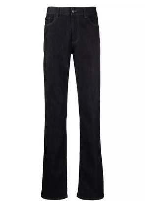 Canali mid-rise straight-leg jeans - Blue