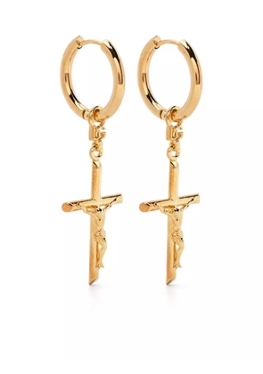 Dolce & Gabbana DNA pendant hoop earrings - Gold