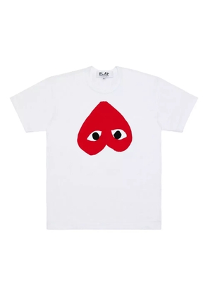 Comme Des Garçons Play heart-eye T-shirt - White