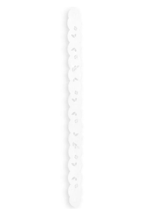 Dolce & Gabbana broderie anglaise cotton headscarf - White