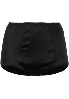 Dolce & Gabbana high-waisted satin briefs - Black