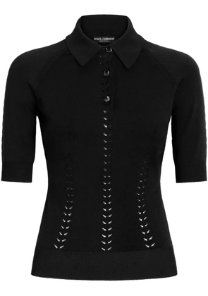 Dolce & Gabbana DNA fine-knit top - Black