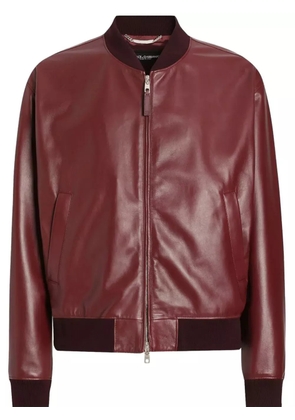 Dolce & Gabbana zip-up bomber jacket - Red