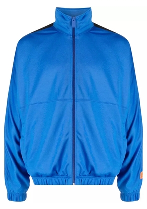 Heron Preston logo-tape track jacket - Blue
