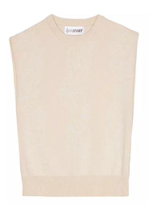 OpéraSPORT Camille sleeveless knitted vest - Neutrals