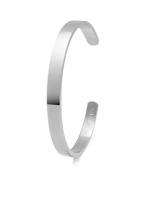 Nialaya Jewelry logo-engraved bracelet - Silver