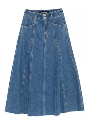 Veronica Beard A-line denim skirt - Blue