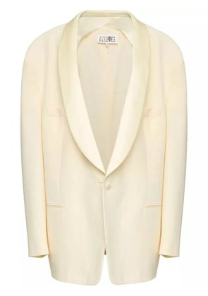 MM6 Maison Margiela single-breasted blazer - Neutrals