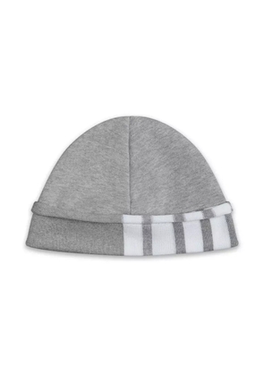 Thom Browne 4-Bar stripe beanie - Grey