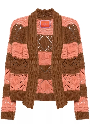 La DoubleJ Summer knitted cardigan - Brown