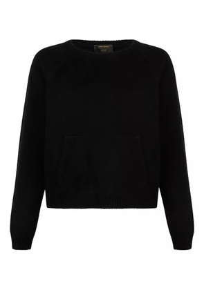 Gran Sasso kangaroo-pocket sweater - Black