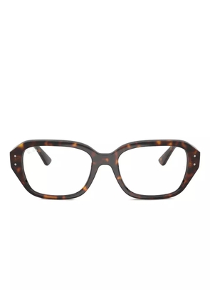 Ray-Ban RB7258 tortoiseshell oversized glasses - Brown