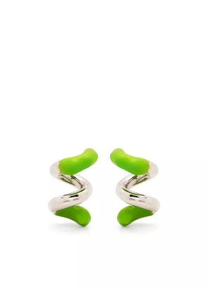 Sunnei colour-block wrap earrings - Silver