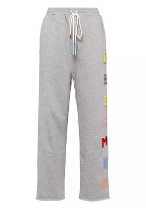 Mira Mikati embroidered track pants - Grey