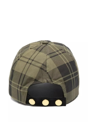 Barbour Elaine tartan baseball cap - Green