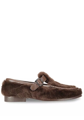 Hereu Alber shearling loafers - Brown