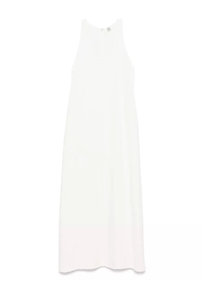 TOTEME sablé scoop-neck maxi dress - White