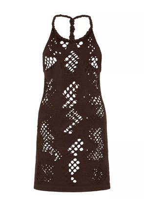 Roberto Cavalli sleeveless dress - Brown