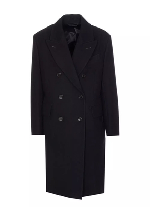TOM FORD double-breasted coat - Black