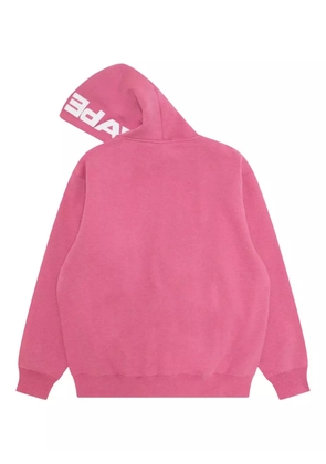 AAPE BY *A BATHING APE® logo-detail zip-up hoodie - Pink