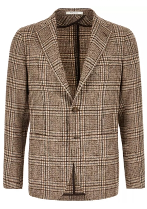 Tagliatore checked single-breasted blazer - Neutrals
