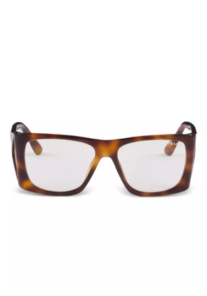 Prada Eyewear square-frame glasses - Brown