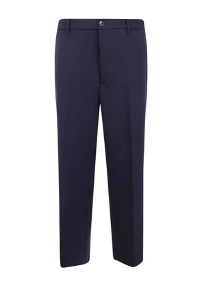 Nine In The Morning button-fastening wool trousers - Blue