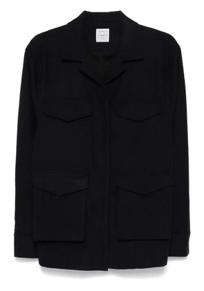 TOTEME felted shirt jacket - Blue