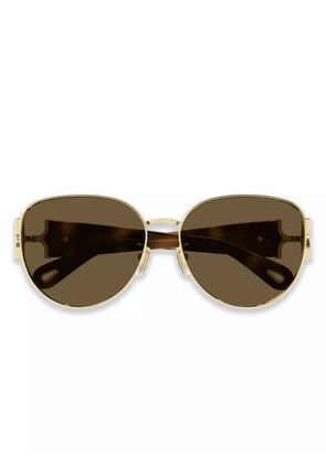 Chloé Eyewear round sunglasses - Gold