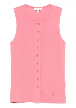 JW Anderson buttoned tank top - Pink