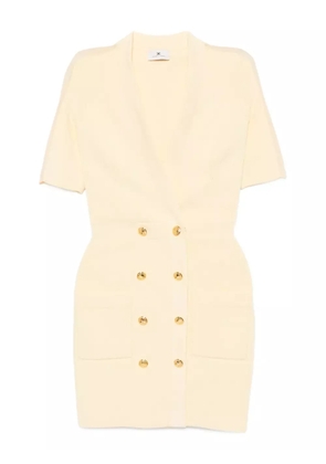 Elisabetta Franchi knitted dress - Yellow